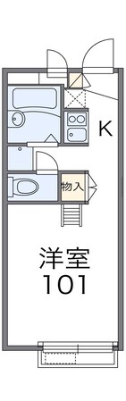 レオパレスビオトープの物件間取画像